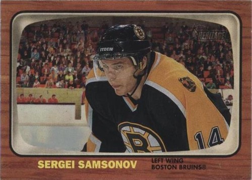 2002-03 Topps Heritage - Sergei Samsonov #35
