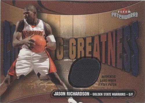 2003-04 Fleer Patchworks - Jason Richardson #CG-JR
