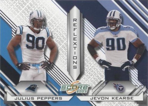 2003 Score Jevon Kearse Julius Peppers #R-20