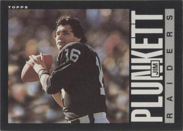 1985 Topps Jim Plunkett #297