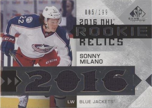 2016-17 SP Game Used - Sonny Milano #RRB-SM