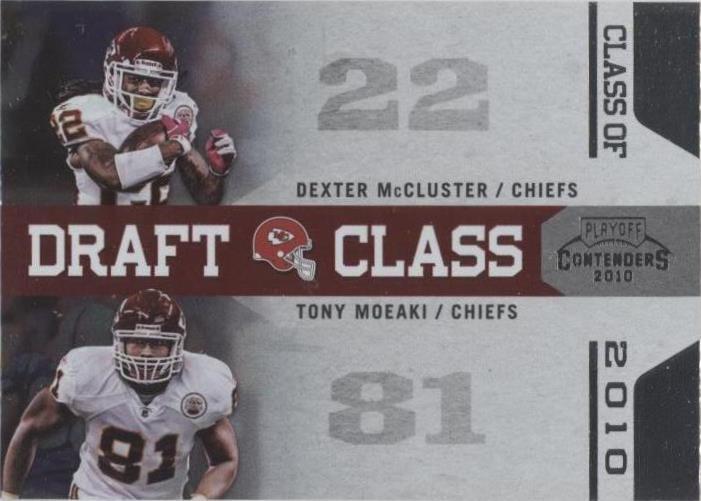 2010 Playoff Contenders Dexter McCluster Tony Moeaki #13