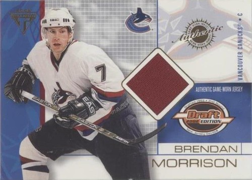 2001-02 Pacific Private Stock Titanium Draft Edition - Brendan Morrison #95