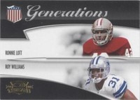 2006 Donruss Threads Ronnie Lott Roy Williams #G-6