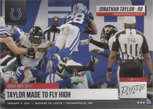2021 Panini Prestige Jonathan Taylor #HR-JT
