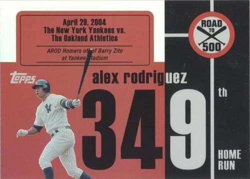 2007 Topps - Alex Rodriguez #ARHR349
