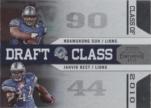 2010 Playoff Contenders Jahvid Best Ndamukong Suh #6