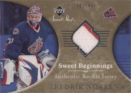 2006-07 Upper Deck Sweet Shot - Fredrik Norrena #118