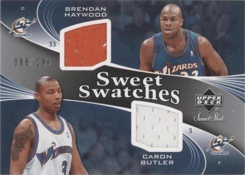 2006-07 Upper Deck Sweet Shot - Caron Butler/Brendan Haywood #SSD-CH