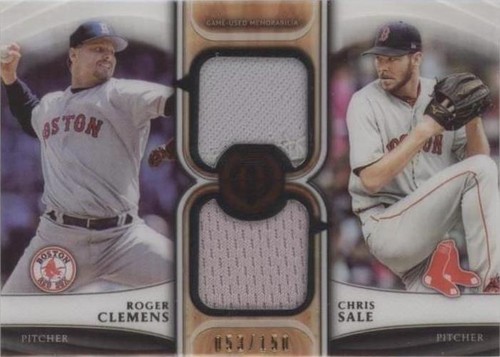 2018 Topps Tribute - Chris Sale Roger Clemens #DR-CS