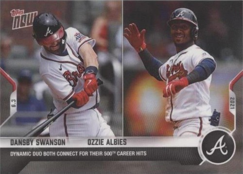 2021 Topps Now - Dansby Swanson Ozzie Albies #303