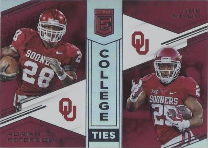2017 Donruss Elite Adrian Peterson Joe Mixon #13
