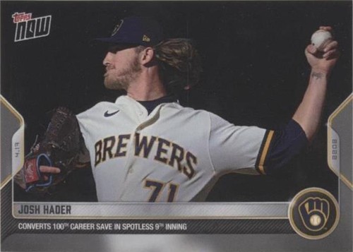 2022 Topps Now - Josh Hader #65