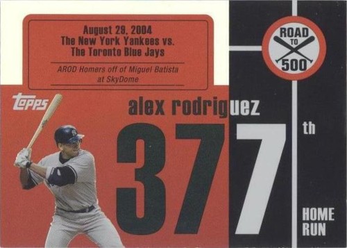 2007 Topps - Alex Rodriguez #ARHR377