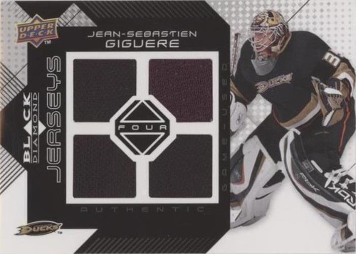 2008-09 Upper Deck Black Diamond - Jean-Sebastien Giguere #BDJ-JG