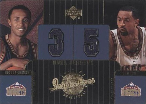 2002-03 Upper Deck Inspirations - Juwan Howard/Vincent Yarbrough #127