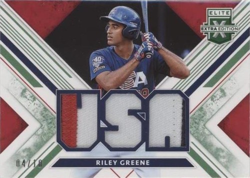 2019 Panini Elite Extra Edition - Riley Greene #USA-RG