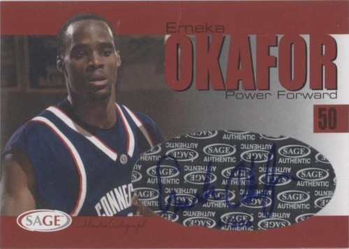 2004-05 Sage Autographed Basketball - Emeka Okafor #A23