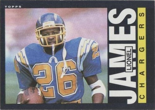 1985 Topps Lionel James #376