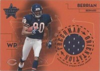 2004 Leaf Rookies & Stars Bernard Berrian #FO-28