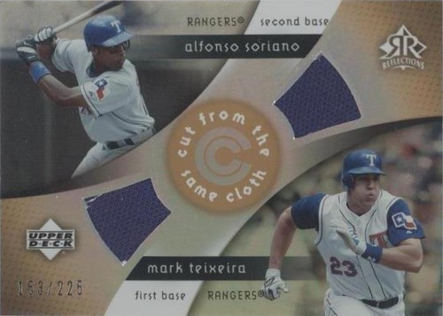2005 Upper Deck Reflections - Alfonso Soriano Mark Teixeira #CC-ST