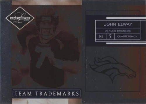2007 Leaf Limited John Elway #TT-1