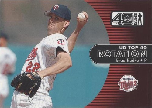 2002 Upper Deck 40 Man - Brad Radke #1165