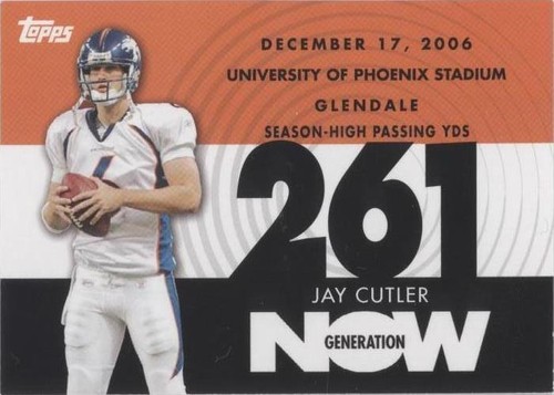 2007 Topps Jay Cutler #GN-JC2