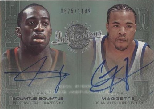 2001-02 Upper Deck Inspirations - Ruben Boumtje-Boumtje/Corey Maggette #115
