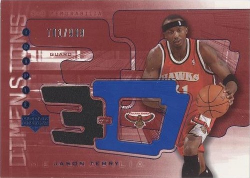 2003-04 Upper Deck Triple Dimensions - Jason Terry #3DW43
