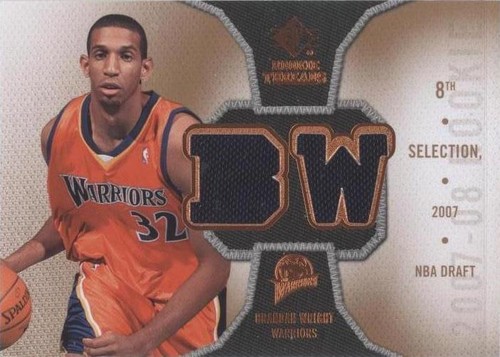 2007-08 SP Rookie Threads - Brandan Wright #RT-BW