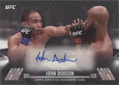 2017 Topps UFC Knockout - John Dodson #KA-JD