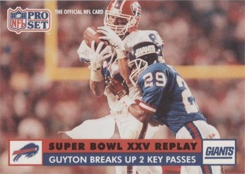 1991 Pro Set SB Replay Myron Guyton New York Giants #48 | eBay