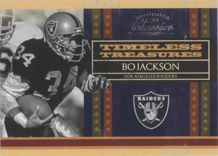 Bo Jackson Los Angeles Raiders Football Sports Trading Cards Bo Jackson Los Angeles Raiders Football Sports Trading Cards