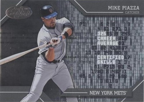 2002 Leaf Certified - Mike Piazza #CS-8