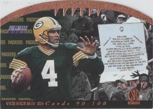 1997 Pro Line III DC Brett Favre #100