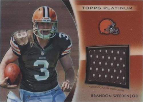 2012 Topps Platinum Brandon Weeden #PRR-BW