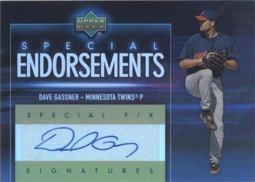 2006 Upper Deck Special F/X - Dave Gassner #SE-DG