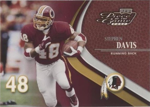2002 Playoff Piece of the Game Stephen Davis #50
