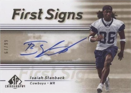 2007 SP Chirography Isaiah Stanback #FS-IS