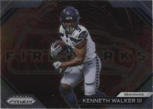 2023 Panini Prizm Fireworks #F-14 Kenneth Walker III Seattle