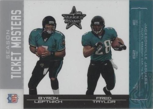2004 Leaf Rookies & Stars Byron Leftwich Fred Taylor #TM-13