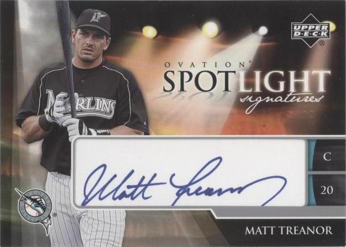 2006 Upper Deck Ovation - Matt Treanor #SS-TR