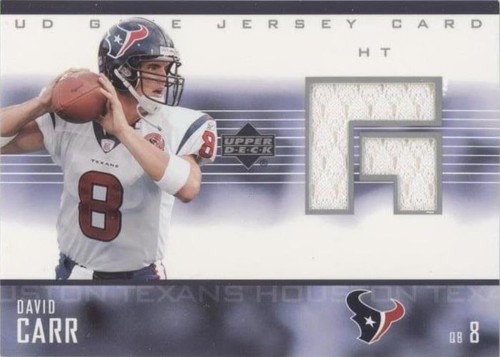 2003 Upper Deck David Carr #GJ-DC