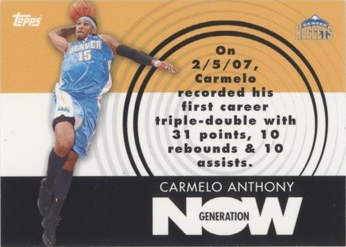 2007-08 Topps - Carmelo Anthony #GN2