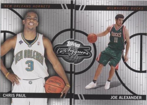 2008-09 Topps Co-Signers - Chris Paul/Joe Alexander #CF-48-8