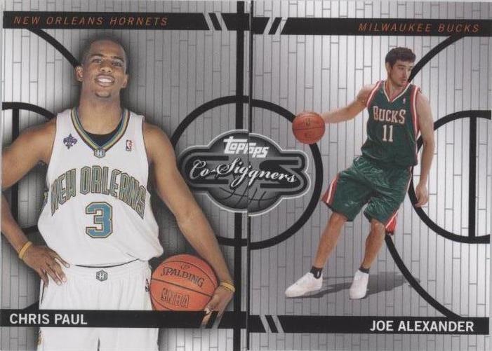 2008-09 Topps Co-Signers - Chris Paul/Joe Alexander #CF-48-8