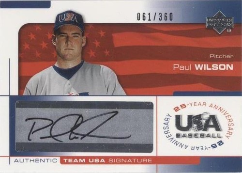 2004 Upper Deck USA Baseball 25-Year Anniversary - Paul Wilson #WIL