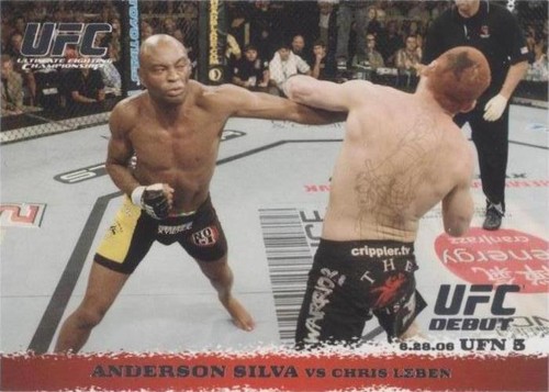 2009 Topps UFC Round 1 - Anderson Silva Chris Leben #46