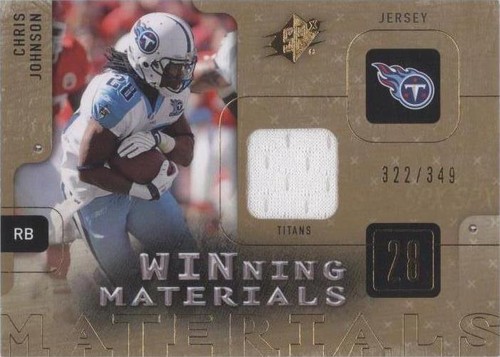 2009 SPx Chris Johnson #W-JO